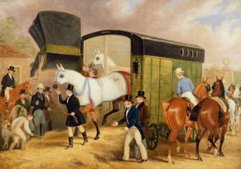 The Derby Pets: The Arrival, 1842 (oil on canvas) | Obraz na stenu