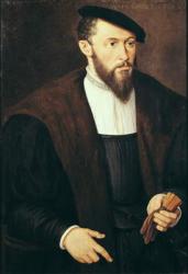 Portrait of a Man, 1549 (oil on panel) | Obraz na stenu