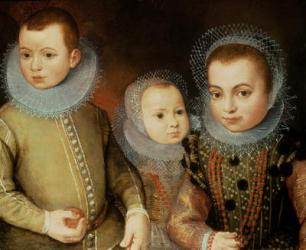 Portrait of Three Tudor Children | Obraz na stenu