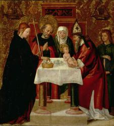 The Circumcision and The Presentation in the Temple, c.1535 (oil on panel) | Obraz na stenu