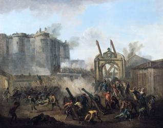 The Taking of the Bastille, 14th July 1789 (oil on canvas) | Obraz na stenu