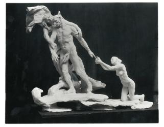 Mature Age (plaster) (b/w photo) | Obraz na stenu