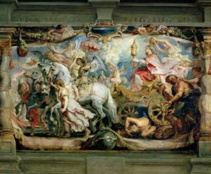 The Triumph of the Church over Fury, Hatred and Discord, before 1628 (oil on canvas) | Obraz na stenu