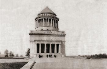 General Ulysses S. Grant's tomb, Manhattan, New York City, United States of America in the 19th century. General Ulysses S. Grant, 18221885. 18th President of the United States. From The History of Our Country, published 1900 | Obraz na stenu