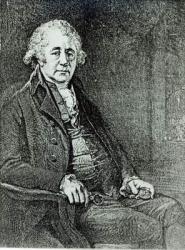 Portrait of Matthew Boulton (1728-1809) (etching) (b/w photo) | Obraz na stenu