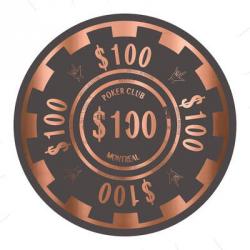 PokerChip $100, 2015, digital | Obraz na stenu