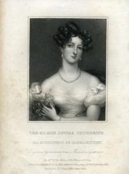 Louisa Catherine Osborne, Duchess of Leeds when Marchioness of Carmarthen, 1830 (engraving) | Obraz na stenu