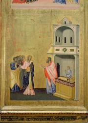 The Calling of St. Matthew, from the Altarpiece of St. Matthew and Scenes from his Life, c.1367-70 (tempera on panel) | Obraz na stenu