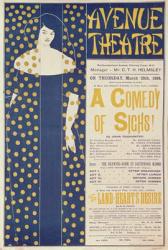 Poster advertising 'A Comedy of Sighs', a play by John Todhunter, 1894 | Obraz na stenu