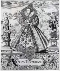 Eliza Triumphans, 1589 (engraving) | Obraz na stenu