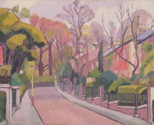 Cambrian Road, Richmond, 1913-4 (oil on canvas) | Obraz na stenu