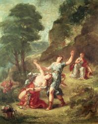 Orpheus and Eurydice, Spring from a series of the Four Seasons, 1862 (oil on canvas) | Obraz na stenu