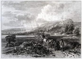 View of Hythe (engraving) | Obraz na stenu