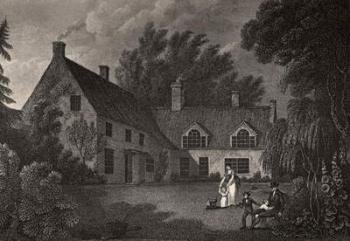 Nelson's birthplace, illustration from 'The Life of Nelson' by Robert Southey (1774-1843) first published 1813 (engraving) | Obraz na stenu