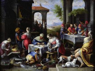 Parable of Lazarus and the Rich Man (oil on copper) | Obraz na stenu