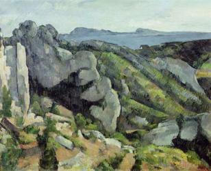 Rocks at L'Estaque, 1879-82 (oil on canvas) | Obraz na stenu