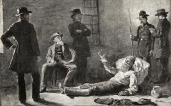 John Brown after his capture, from 'The Century Illustrated Monthly Magazine', May to October, 1883 (litho) | Obraz na stenu