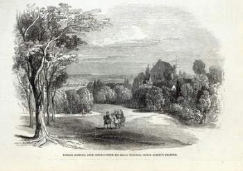 Schloss Rosenau, near Coburg, from 'The Illustrated London News', 30th August 1845 (engraving) | Obraz na stenu