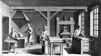 The Confectioner's, illustration from Diderot's 'Encyclopedie', 1763 (engraving) | Obraz na stenu