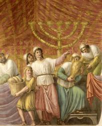 The Seven-Branched Candelabrum (fresco) | Obraz na stenu