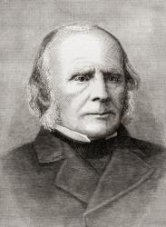 General George Thomas Keppel, 6th Earl of Albemarle, 1799  1891. British soldier, Liberal politician and writer. From The Review of Reviews, published 1891 | Obraz na stenu