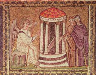 The Marys at the Tomb, Scenes from the Life of Christ (mosaic) | Obraz na stenu