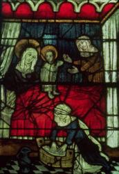 Birth of the Virgin, c.1450 (stained glass) | Obraz na stenu