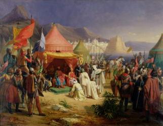 The Taking of Tripoli, April 1102, 1842 (oil on canvas) | Obraz na stenu