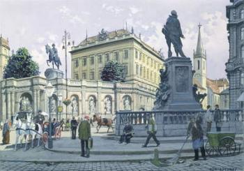 The Albertina, Vienna (w/c on paper) | Obraz na stenu