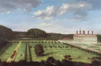 A View of Bayhall, Pembury, Kent, c.1675 (oil on canvas) | Obraz na stenu
