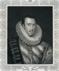 Saint Philip Howard, Earl of Arundel (1557- 95) (engraving) | Obraz na stenu