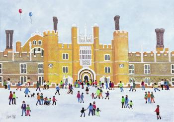 Hampton Court Front, 1991 (gouache on paper) | Obraz na stenu