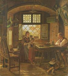 Sunday Morning in Tyrol, 1831 (oil on canvas) | Obraz na stenu