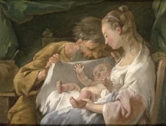 The Holy Family, 18th century | Obraz na stenu