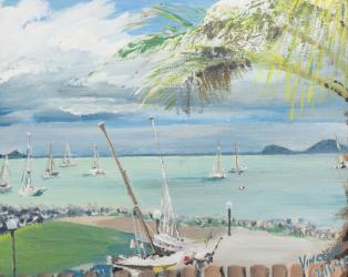 Airlie Beach, Australia, 1998, (Acrylic on canvas board) | Obraz na stenu