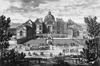 The Menagerie at Versailles (engraving) | Obraz na stenu