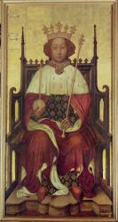 Portrait of Richard II 'The Westminster Portrait', 1390s (oil on panel) | Obraz na stenu