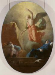 The Dream of St Joseph (oil on canvas) | Obraz na stenu