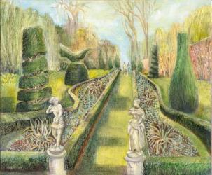 The Long Garden, Cliveden, Statues | Obraz na stenu