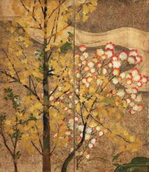 Autumn Tree (painted silk) | Obraz na stenu