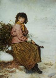 The Mistletoe Gatherer, 1894 (colour litho) | Obraz na stenu