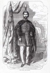 Sultan Abdul Medjid (engraving) (b/w photo) | Obraz na stenu