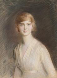 Portrait of Jacqueline (pastel on paper) | Obraz na stenu