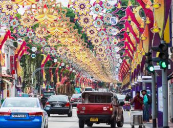 Singapore. Serangoon Road (photo) | Obraz na stenu