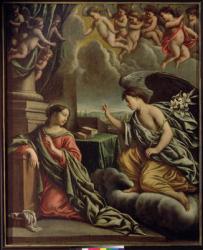 Annunciation (oil on canvas) | Obraz na stenu