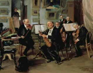 Musical Evening, 1906 (oil on canvas) | Obraz na stenu