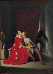 Gianciotto Discovers Paolo and Francesca, 1814 (oil on canvas) | Obraz na stenu