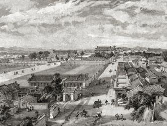 The Imperial Palace, Peking (now Beijing), China in the 19th century. | Obraz na stenu
