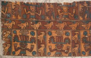 Cloth with gods and birds, Tiahuanaco Culture (textile) | Obraz na stenu