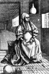 Melancolia, 1560 (engraving) | Obraz na stenu